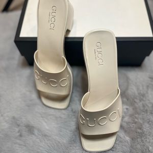 Gucci Cream Sandals